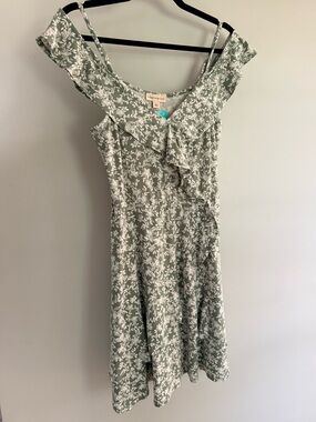 The General Good Floral Ruffle Mini Dress — Size L